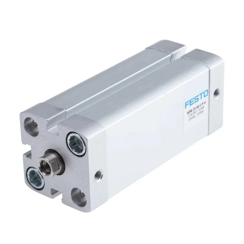 Festo Pneumatic Cylinder 25mm Bore, 60 mm Stroke, Aluminium Body, Double Acting ADN Series ADN-25-60-I-P-A