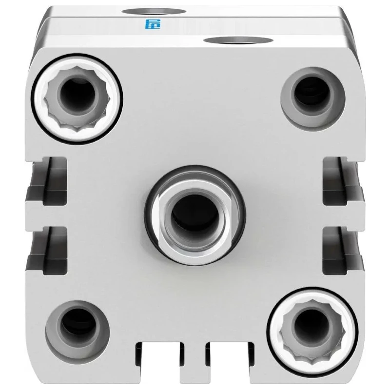 Festo Pneumatic Cylinder ADN Series 32mm Bore, 10mm Stroke, Double Acting, Aluminium Body, Model ADN-32-10-I-P-A