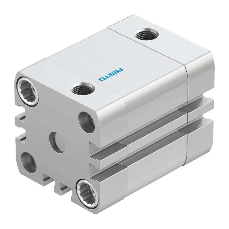 Festo Aluminium Pneumatic Cylinder ADN Series 32mm Bore 20mm Stroke Double Acting Flexible Cushioning ADN-32-20-I-P-A