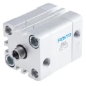 Festo ADN Series Pneumatic Cylinder 32mm Bore 15mm Stroke Double Acting Aluminium Body ADN-32-15-I-PPS-A