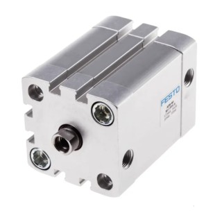 Festo Pneumatic Cylinder ADN Series Double Acting 40mm Bore 30mm Stroke Aluminium Body ADN-40-30-I-PPS-A