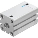 Festo Pneumatic Cylinder ADN Series 40mm Bore, 50mm Stroke, Double Acting, Aluminium Body ADN-40-50-I-P-A