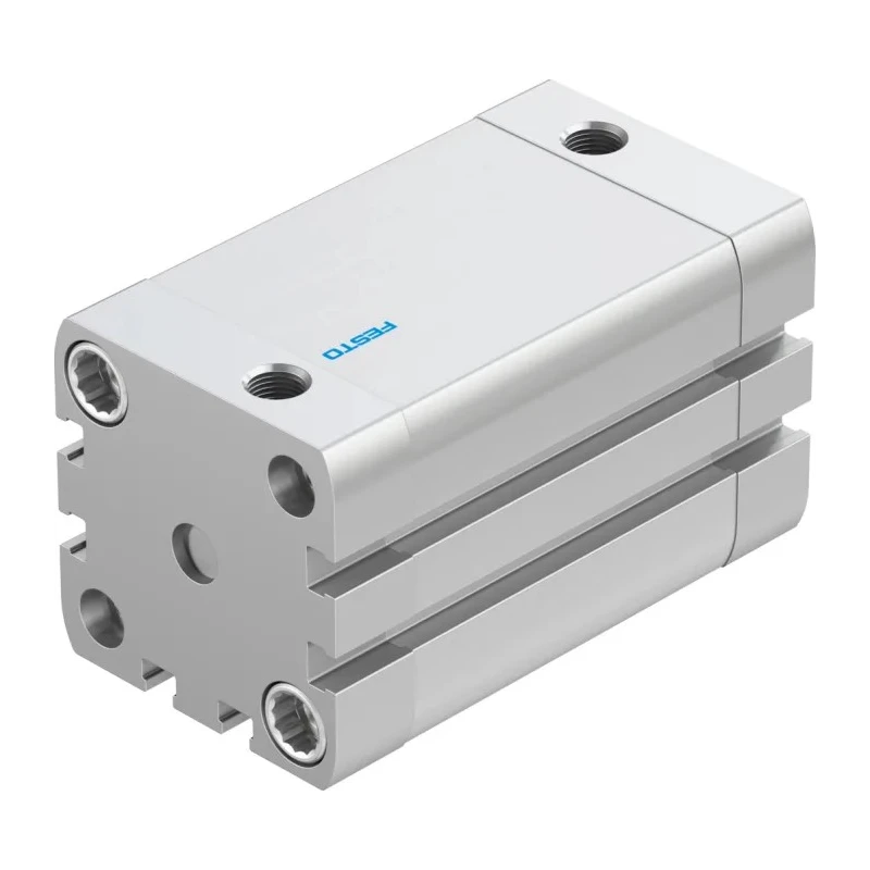 Festo Pneumatic Cylinder ADN Series 40mm Bore, 50mm Stroke, Double Acting, Aluminium Body ADN-40-50-I-P-A