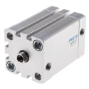 Festo Pneumatic Cylinder , Double Acting, 40 mm Bore, 40 mm Stroke, Aluminium Body, Through Hole Mount, 10 ADN-40-40-I-P-A
