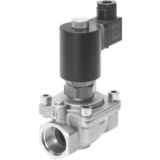 Festo 2/2 Solenoid Valve G3/4 Brass Body 24V DC 11W Power VZWF-B-L-M22C-G34-275-1P4-6