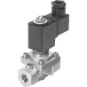 Festo Pneumatic Solenoid Valve, 2/2 Solenoid G, 24V DC, Brass Body, 10 bar Max Pressure VZWF-B-L-M22C-G14-135-1P4-10