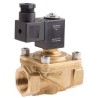 Festo 2/2 Solenoid Valve G1 Port Brass Body Nitrile Rubber Seal 24V dc 11W Power VZWF-B-L-M22C-G1-275-1P4-6