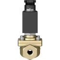 Festo Pneumatic Solenoid Valve, 2/2 Solenoid G, 24V DC, Brass Body, 10 bar Max Pressure VZWF-B-L-M22C-G14-135-1P4-10