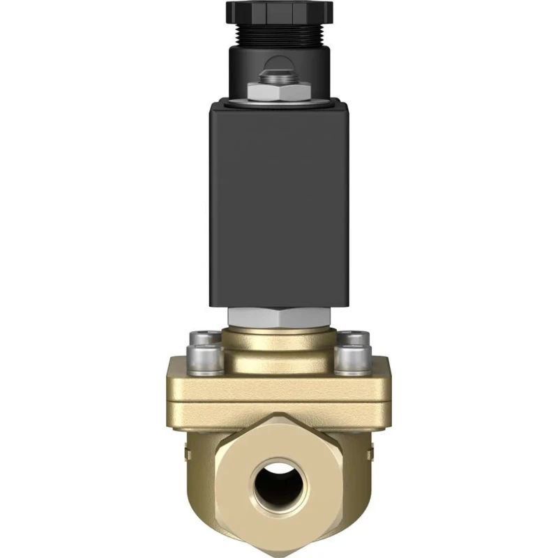Festo Pneumatic Solenoid Valve, 2/2 Solenoid G, 24V DC, Brass Body, 10 bar Max Pressure VZWF-B-L-M22C-G14-135-1P4-10
