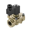 Festo 2/2 Solenoid Valve G1 Port Brass Body Nitrile Rubber Seal 24V dc 11W Power VZWF-B-L-M22C-G1-275-1P4-6