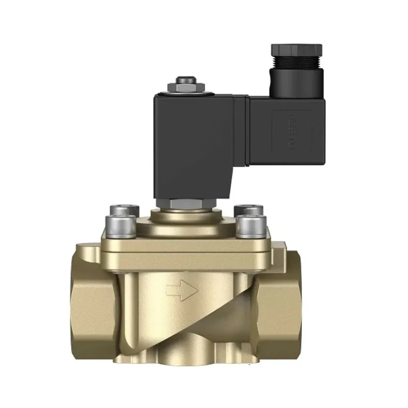 Festo 2/2 Solenoid Valve G1 Port Brass Body Nitrile Rubber Seal 24V dc 11W Power VZWF-B-L-M22C-G1-275-1P4-6