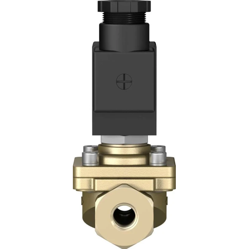 Festo Pneumatic Solenoid Valve, 2/2 Solenoid G, 24V DC, Brass Body, 10 bar Max Pressure VZWF-B-L-M22C-G14-135-1P4-10
