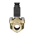Festo 2/2 Solenoid Valve G1 Port Brass Body Nitrile Rubber Seal 24V dc 11W Power VZWF-B-L-M22C-G1-275-1P4-6