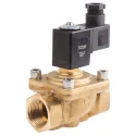 Festo 2/2 Solenoid Valve G1 Port Brass Body Nitrile Rubber Seal 24V dc 11W Power VZWF-B-L-M22C-G1-275-1P4-6