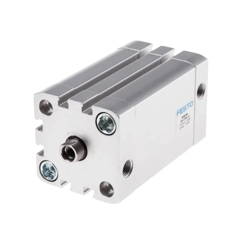 Festo Pneumatic Cylinder Double Acting Aluminum Body 40mm Bore 50mm Stroke ADN-40-50-I-PPS-A