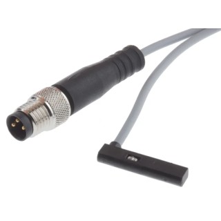 Festo Pneumatic Position Detector Cable with Plug SMT-10M-PS-24V-E-0,3-Q-M8D, IP65 IP68, 24V dc, SMT LED Indicator