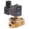 Festo Pneumatic 2/2 Solenoid Valve Brass Body, 24V DC, 11W Power, G 3/8 Port, VZWF-B-L-M22C-G38-135-1P4-10