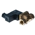 Festo 2/2 Solenoid Valve G1/2, Brass Body, Nitrile Rubber Seal, 24V DC, 11W Power, 10 bar VZWF-B-L-M22C-G12-135-1P4-10