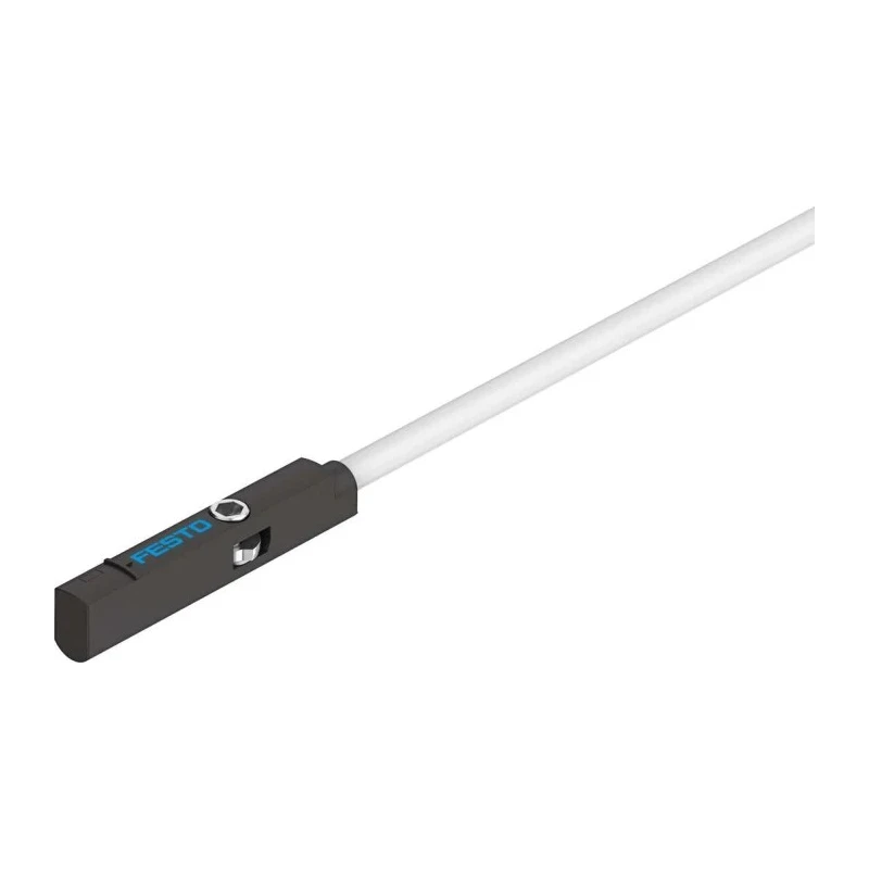 Festo Pneumatic Position Detector Cable with Plug M8X1 and M12X1, Rotatable Thread, Snap On SMT-10M-PS-24V-E-2,5-L-OE