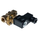 Festo 2/2 Solenoid Valve G1/2, Brass Body, Nitrile Rubber Seal, 24V DC, 11W Power, 10 bar VZWF-B-L-M22C-G12-135-1P4-10
