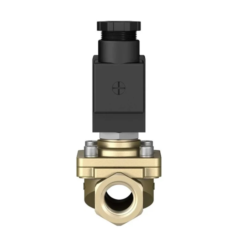 Festo 2/2 Solenoid Valve G1/2, Brass Body, Nitrile Rubber Seal, 24V DC, 11W Power, 10 bar VZWF-B-L-M22C-G12-135-1P4-10