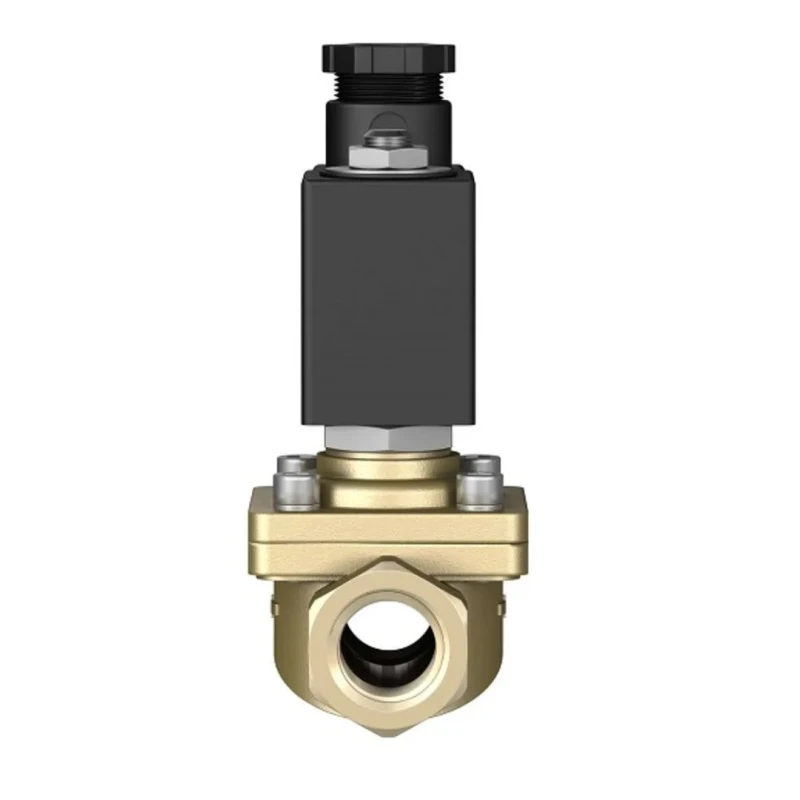 Festo 2/2 Solenoid Valve G1/2, Brass Body, Nitrile Rubber Seal, 24V DC, 11W Power, 10 bar VZWF-B-L-M22C-G12-135-1P4-10
