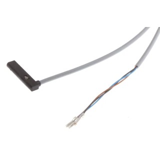Festo Pneumatic Position Detector Cable with Plug M12X1, 3-Pin, M8X1, 2-Pin, 3-Wire, Model SMT-10M-PS-24V-E-2,5-Q-OE