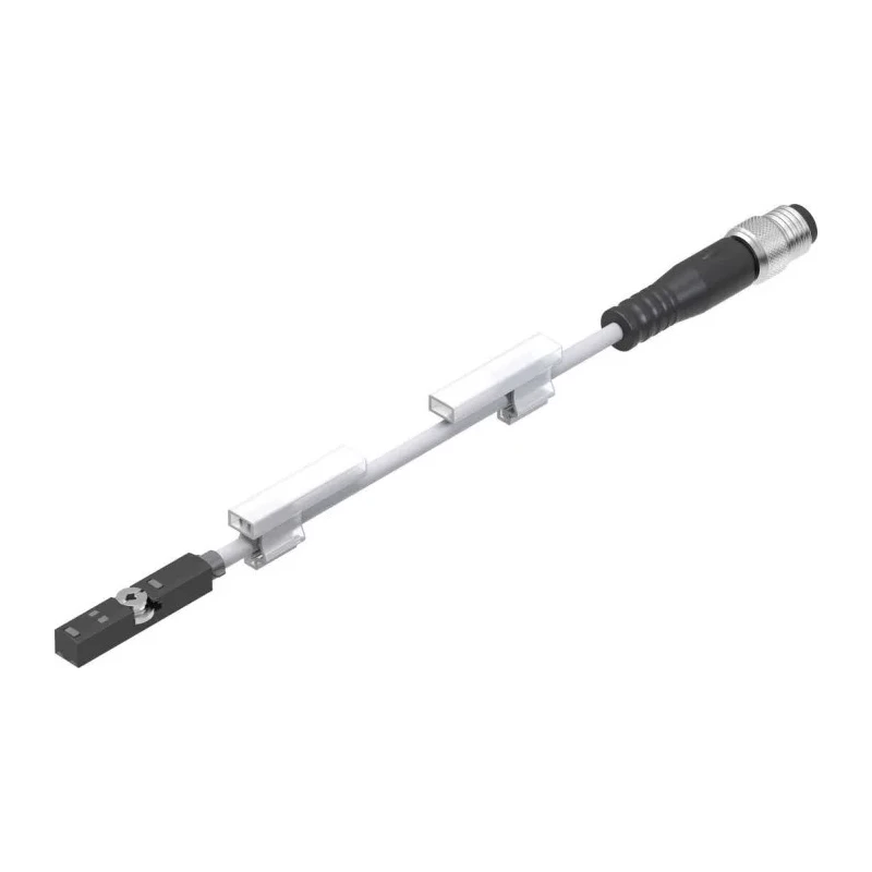 Festo Pneumatic Position Detector Cable with Plug M12X1, Plug M8X1, Open End, IP65 IP68 IP69K 24V SMT-8M-A-NS-24V-E-0,3-M8D