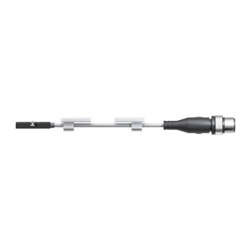 Festo Pneumatic Position Detector Cable with Connector M12 3 Pin, , 24V DC, IP65 IP68 IP69K, LED SMT-8M-A-PS-24V-E-0,3-M12