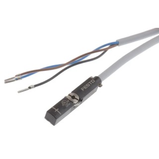 Festo Pneumatic Position Detector SMT-8M-A-PO-24V-E-7,5-OE, 24V DC, Magneto-Resistive, IP68 IP65 IP69K Rated