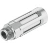 Festo Aluminium Pneumatic Silencer 1/4 in G Threaded Connection 10 bar Noise Reduction 80dB U-1/4-B