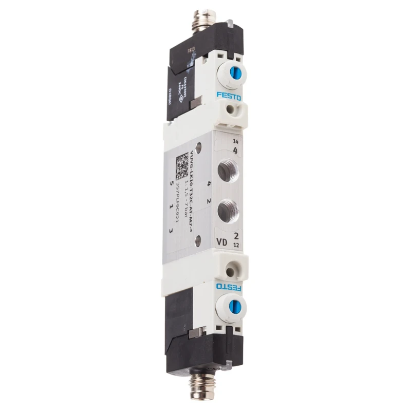 Festo 3/2 Solenoid Valve 24V DC Aluminium Alloy Body M7 Thread VUVG-LK10-T32C-AT-M7-1R8L-S