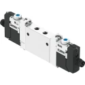 Festo Pneumatic Solenoid Valve 3/2 Solenoid/Spring Metric VUVG Series 24V dc VUVG-LK10-T32C-AT-M5-1R8L-S