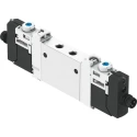 Festo Pneumatic Solenoid Valve 3/2 Solenoid/Spring Metric VUVG Series 24V dc VUVG-LK10-T32C-AT-M5-1R8L-S