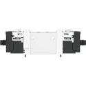 Festo Pneumatic Solenoid Valve 3/2 Solenoid/Spring Metric VUVG Series 24V dc VUVG-LK10-T32C-AT-M5-1R8L-S