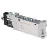 Festo Solenoid Valve, 5/2 Solenoid/Spring G 1/8, 24V DC, Aluminium Alloy Body VUVG-LK14-M52-AT-G18-1R8L-S