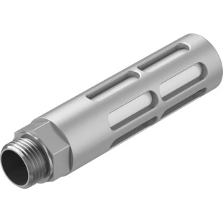 Festo Aluminium Pneumatic Silencer 10 bar Threaded G Connection U-1/2-B