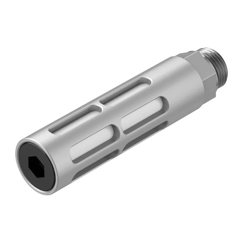 Festo Aluminium Pneumatic Silencer 10 bar Threaded G Connection U-1/2-B
