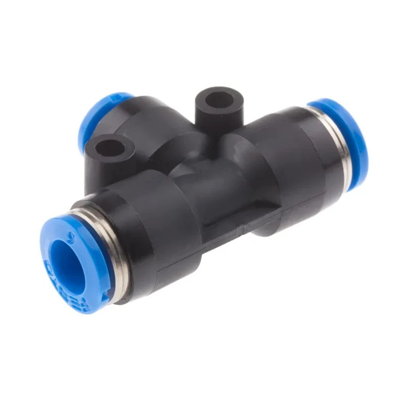 Festo QST Series Pneumatic Tee Tube-to-Tube Adapter Push-in 6 mm x 6 mm QST-6-4