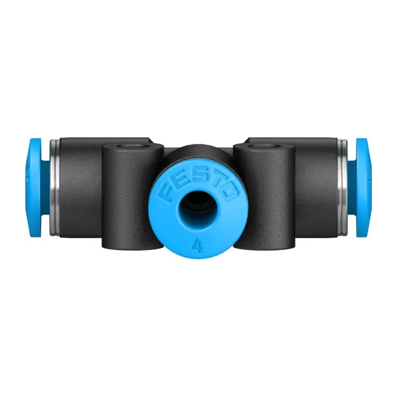 Festo Pneumatic Fitting Tee Tube-to-Tube Adapter Push-in 4 mm 14 bar Maximum Operating Pressure QST-4