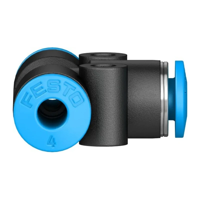 Festo Pneumatic Fitting Tee Tube-to-Tube Adapter Push-in 4 mm 14 bar Maximum Operating Pressure QST-4