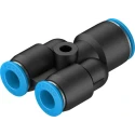 Festo Polybutylene Terephthalate Pneumatic Fitting Push-in 10 mm to 8 mm QSY-10-8