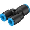 Festo Polybutylene Terephthalate Pneumatic Fitting Push-in 10 mm to 8 mm QSY-10-8