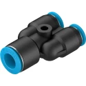 Festo Polybutylene Terephthalate Pneumatic Fitting Push-in 10 mm to 8 mm QSY-10-8