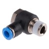 Festo Pneumatic Fitting Nickel Plated Brass Male Threaded-to-Tube Push-In R 1/4 in x 6mm QSLV-1/4-6