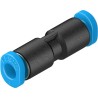 Festo Pneumatic Fitting 3 mm Push-in Straight Tube-to-Tube Adapter Polybutylene Terephthalate Reinforced POM Nickel QSM-3