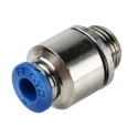 Festo Pneumatic Fitting QS Series Push-in 4mm Tube to G 1/8 Male Thread Nickel Plated Brass QS-G1/8-4-I