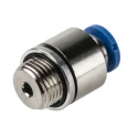 Festo Pneumatic Fitting QS Series Push-in 4mm Tube to G 1/8 Male Thread Nickel Plated Brass QS-G1/8-4-I
