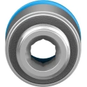 Festo Pneumatic Fitting QS Series Push-in Tube Connector Brass Nickel Finish 8mm 1/8 in Male Thread QS-G1/8-8-I