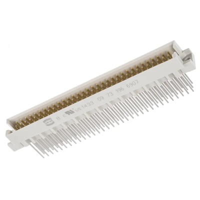 HARTING DIN 41612 96 Way 2.54 mm Pitch Through Hole Type C/2 Wire Wrap Class C2 3 Row Male Straight 09731966907